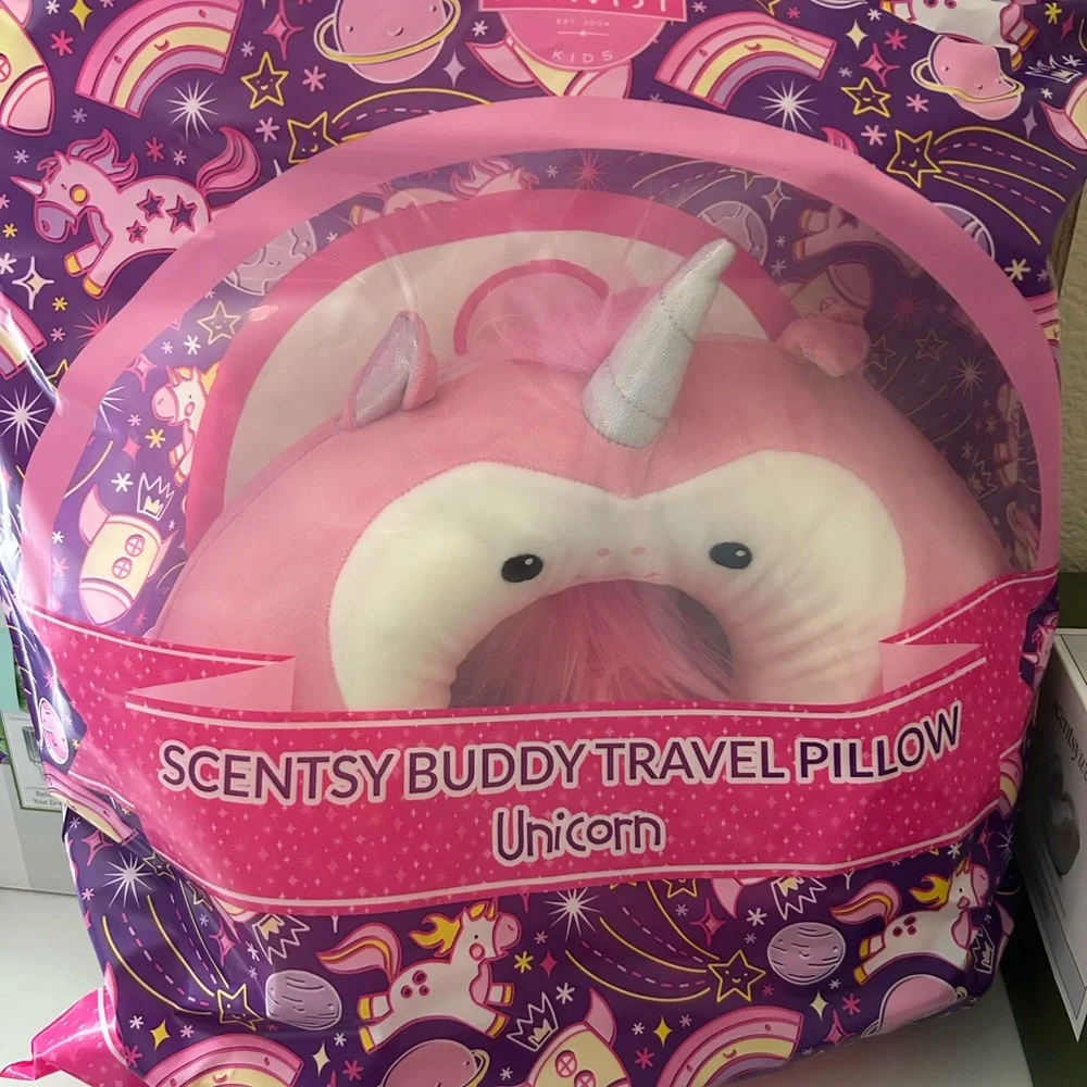 NEW Scentsy Buddy Unicorn Travel Pillow